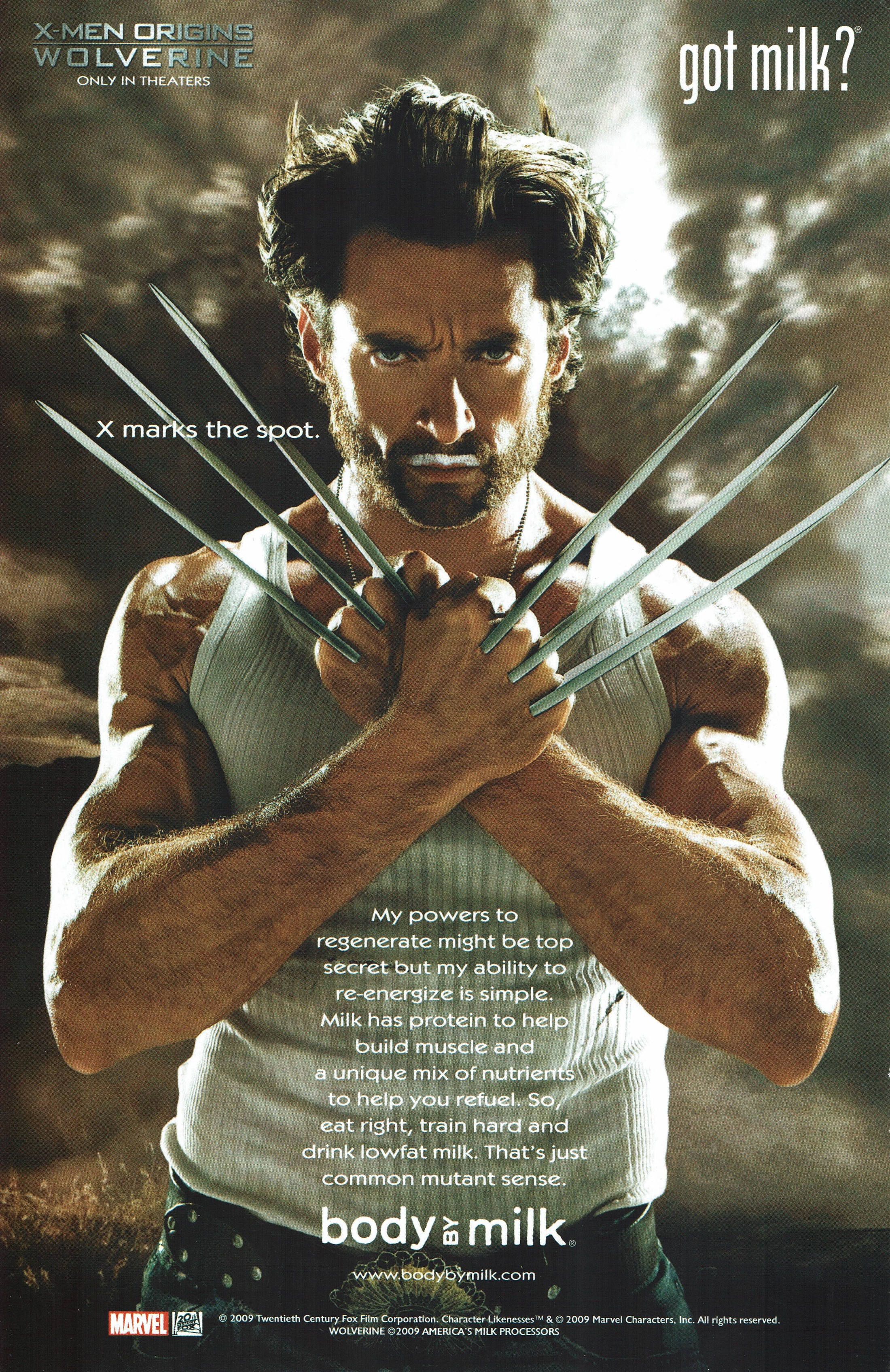 Hugh Jackman / Wolverine — Comic-book printing — taller trim