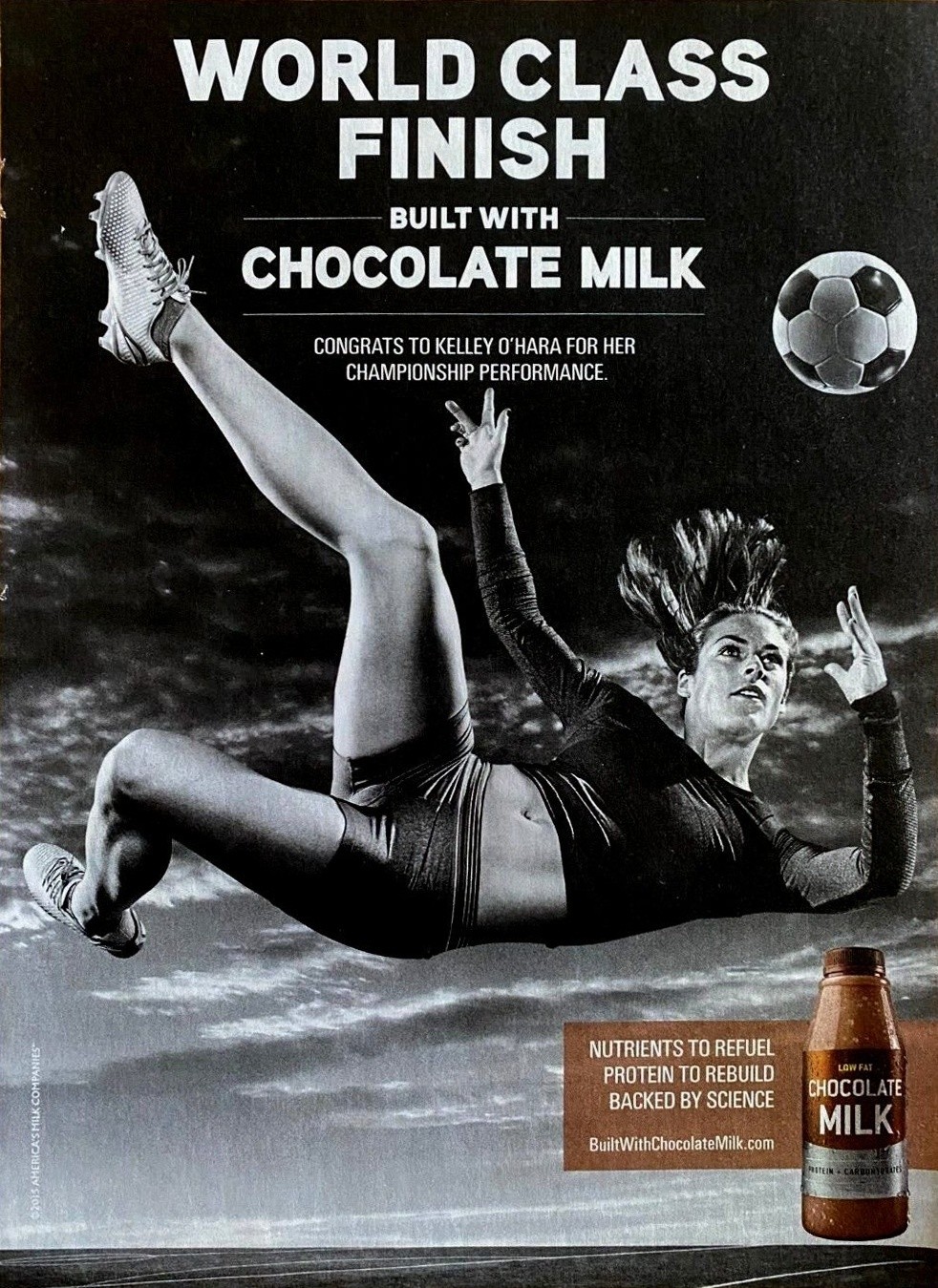 Built With Chocolate Milk — Kelley O'Hara 'World Class Finish'