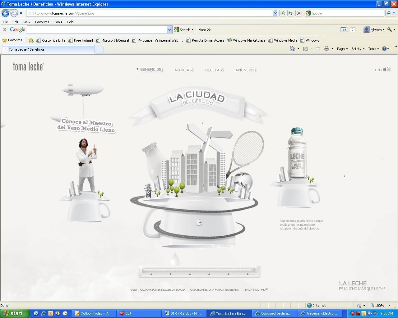 Toma Leche — “La Ciudad del Ejercicio” (tomaleche.com, 2011)