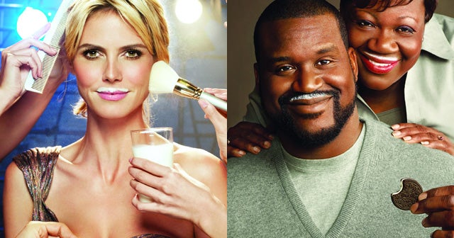 Heidi Klum + Shaquille O’Neal campaign announcement