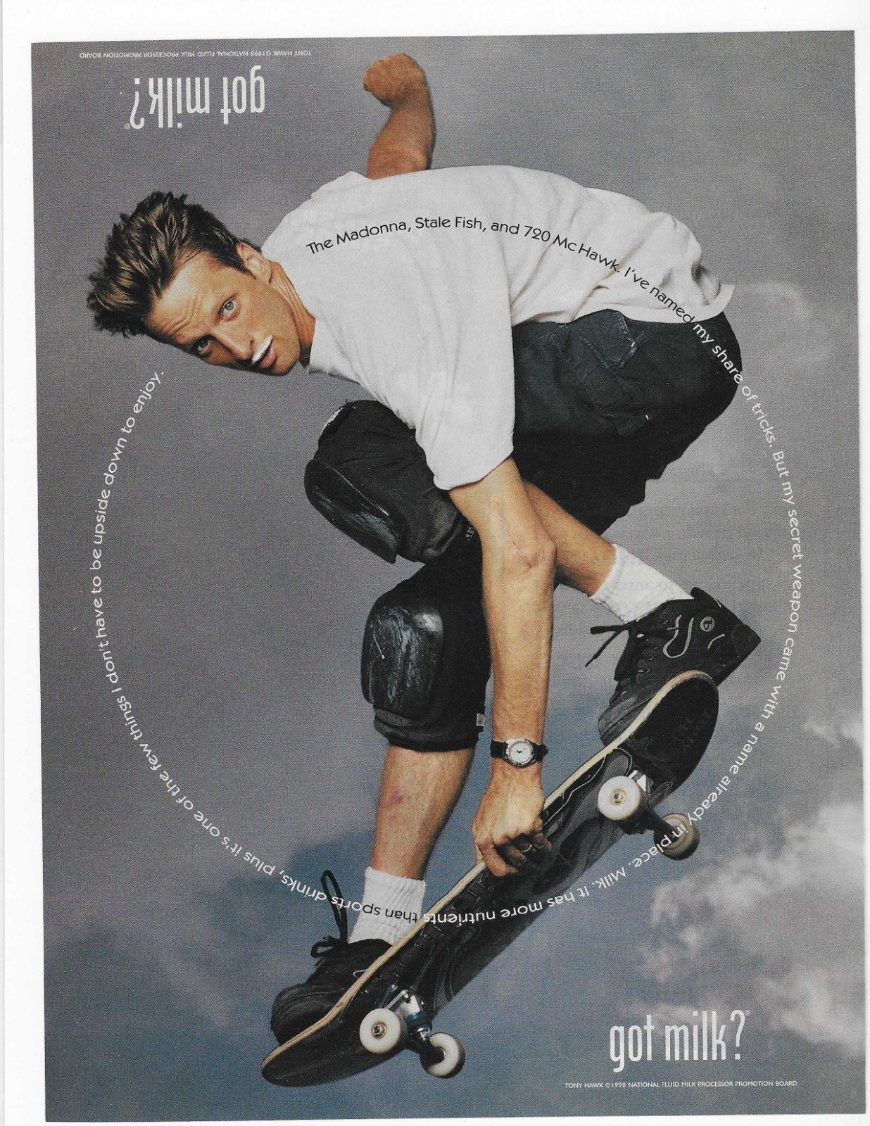 Tony Hawk got milk? poster, 2001