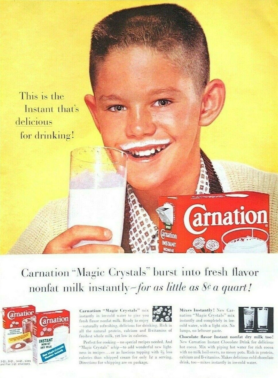 Carnation “Magic Crystals” — Yellow-Background Boy