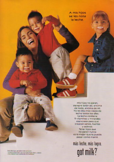 Daia Bernaza & kids - La Mama Got Milk photo contest winners