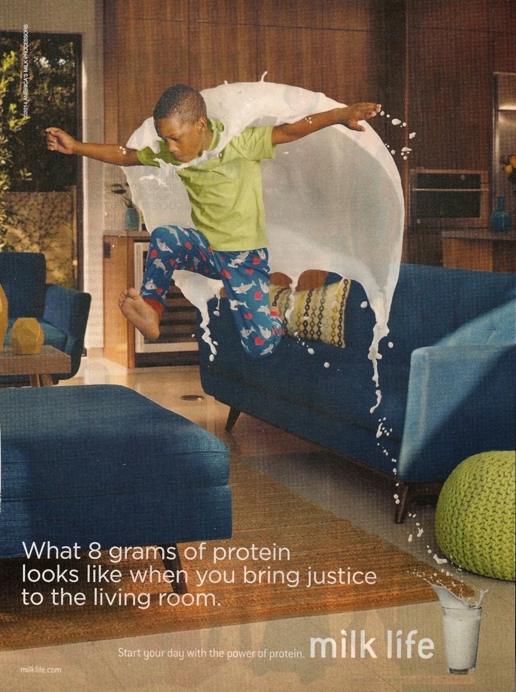 Milk Life debut ad (superhero boy) — People, March 10, 2014