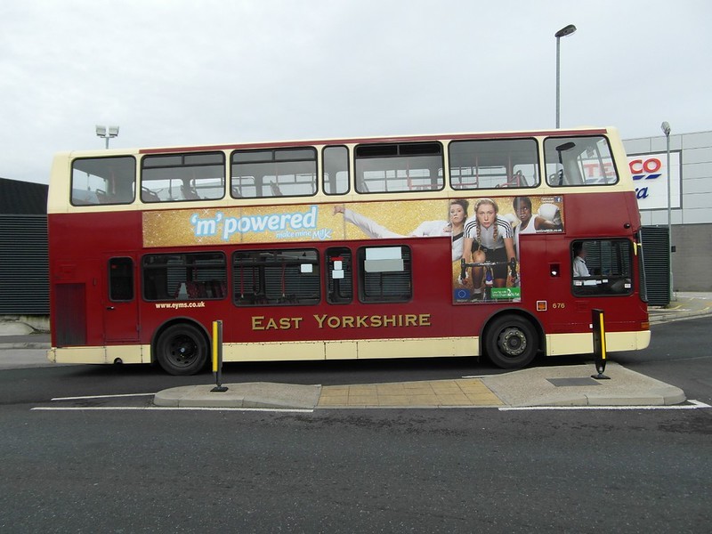 ’m’ powered bus side — East Yorkshire, October 1, 2012