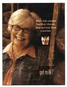 Karen Johnson “When kids needed healthier choices, they got help from a pioneer.” trade ad