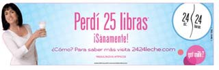 Celebrate Success Static Cling En Español (“Perdí 25 libras”)
