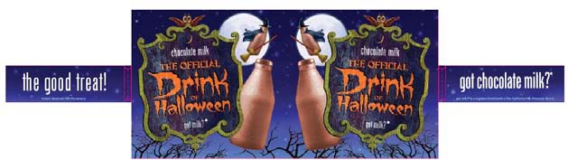 Official Drink of Halloween Bottle Channel Strip