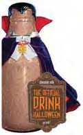 Official Drink of Halloween Frankenstein and Dracula Clings (Dracula)