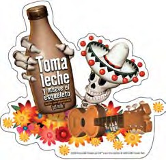 Dia de los Muertos - Hispanic: Halloween Cling - Bottle