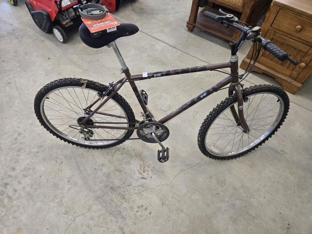 Huffy mountain bike with got milk? decals