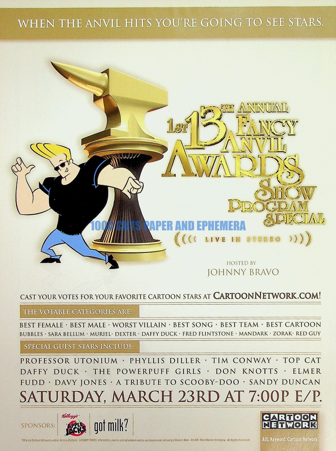 1st 13th Annual Fancy Anvil Awards Show