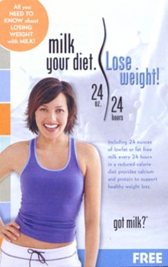 “Milk Your Diet. Lose Weight!” — 24 oz. pamphlet