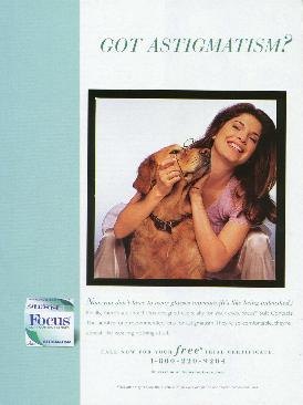 Got Astigmatism? (Focus Contact Lenses)