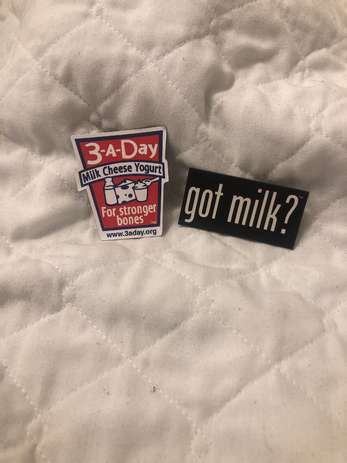 got milk? Black Magnet (w/ 3-A-Day pin)