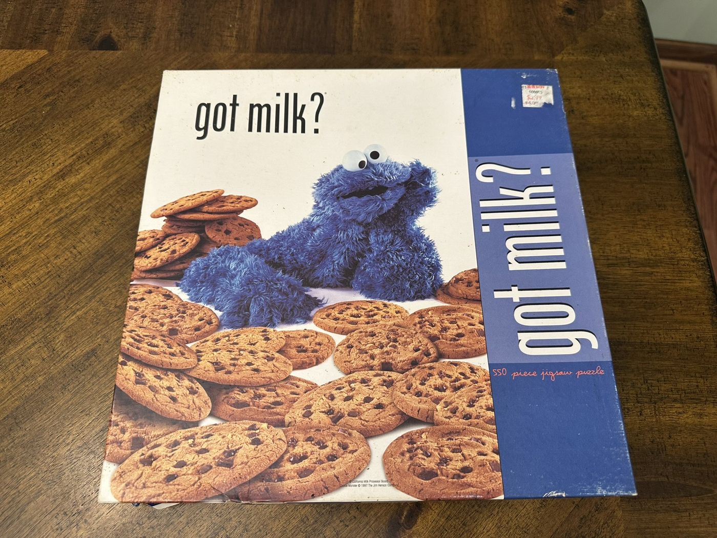 got milk? Cookie Monster 550-Piece Jigsaw Puzzle (Ceaco)