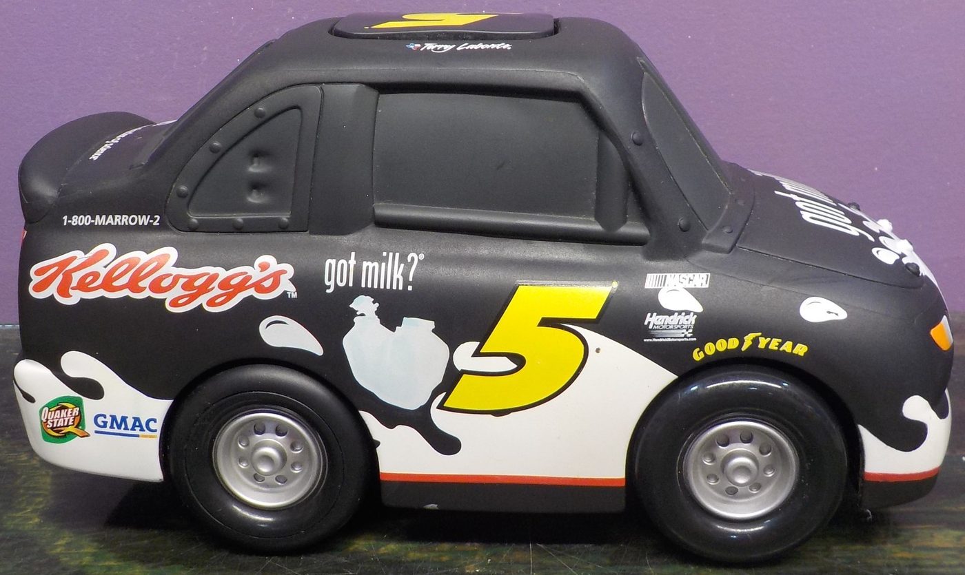 Kellogg's Racing got milk? #5 Terry Labonte Press-and-Go Cartoon Car