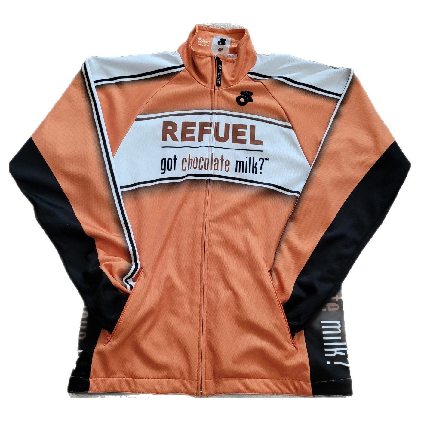 REFUEL 'got chocolate milk?' Cycling Jersey Jacket (Champion System)