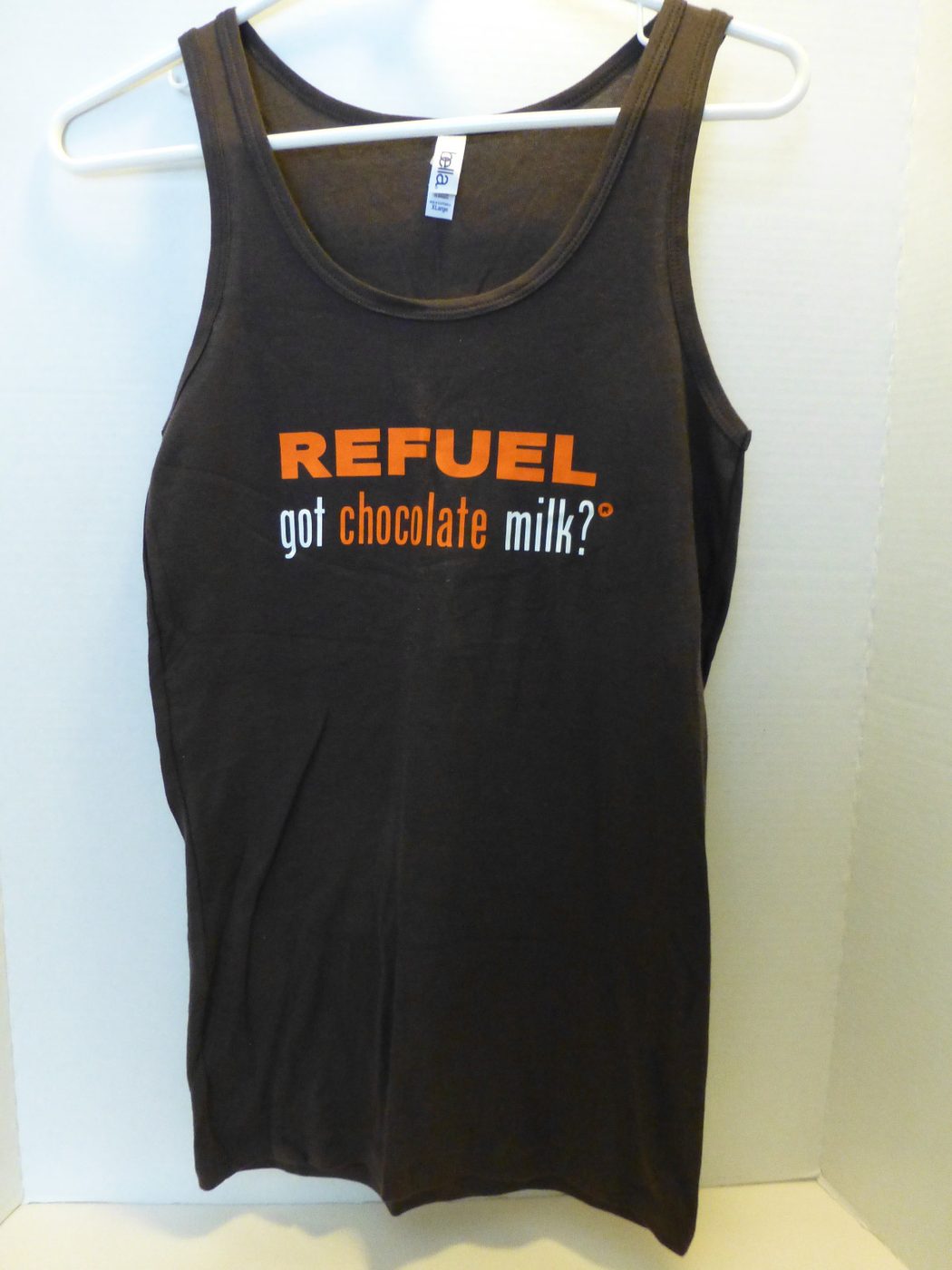 REFUEL 'got chocolate milk?' Tank Top (brown, Bella)